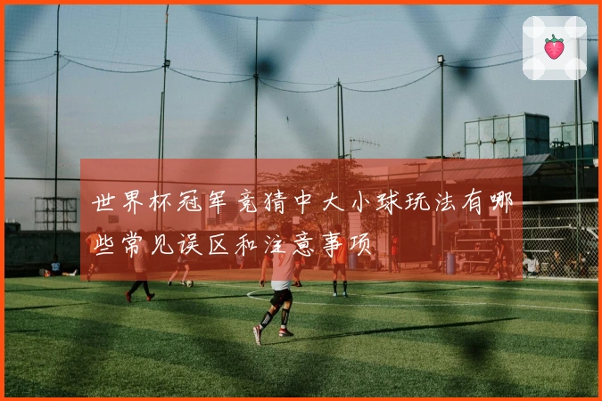 世界杯冠军竞猜中大小球玩法有哪些常见误区和注意事项