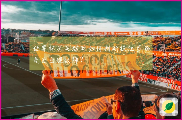 世界杯买足球时如何判断投注页面是否出现故障？